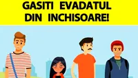 Test de logică | Unul dintre acești 4 oameni tocmai a evadat din pușcărie. Care este?