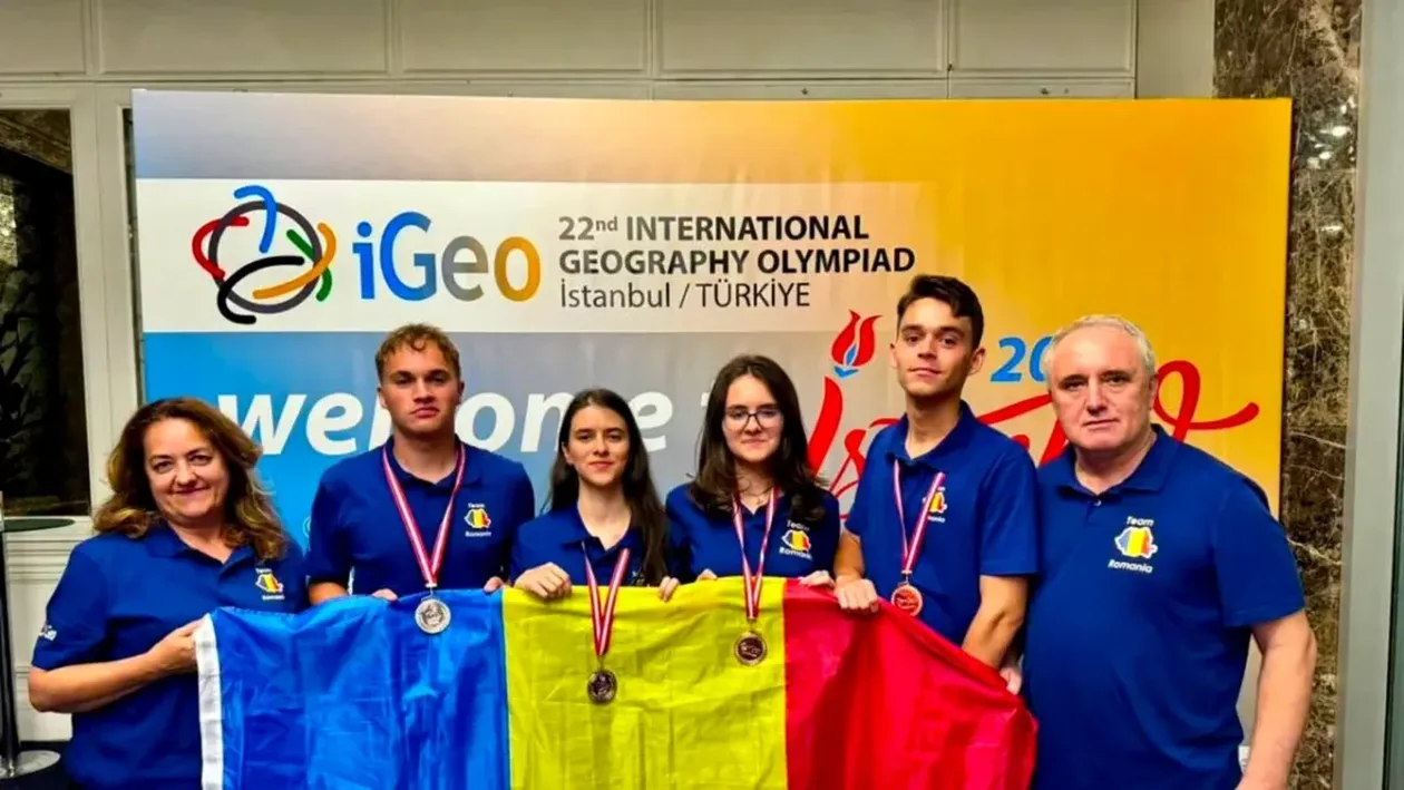 România, patru medalii la Olimpiada Internațională de Geografie! Performanță remarcabilă pentru elevii români