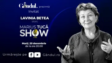 Marius Tucă Show începe marți, 20 decembrie, de la ora 20.00, live pe gândul.ro