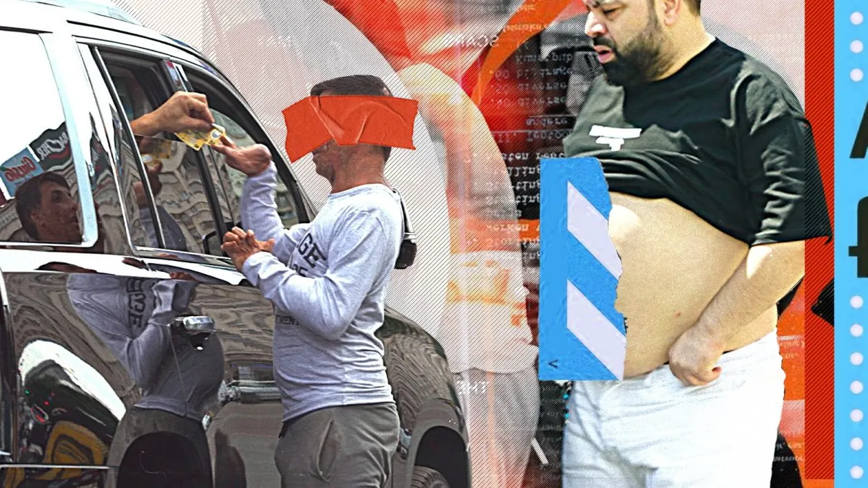 Florin Salam și-a arătat ”pătrățelele” în inima Bucureștiului