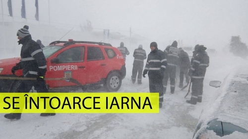 Se întoarce iarna! Temperaturi de până la -15 grade în România