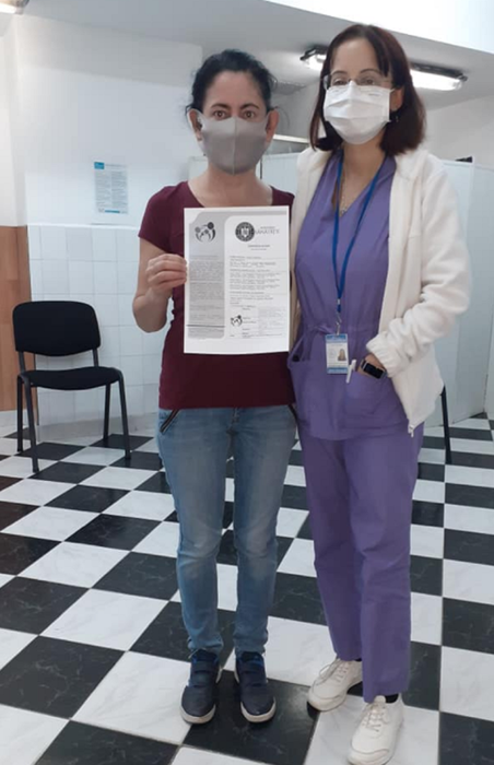 A fost în moarte clinică, suferă de trei mutații genetice și tocmai s-a imunizat cu a treia doză a vaccinului: ”Zero reacții la primele două doze, zero și acum”