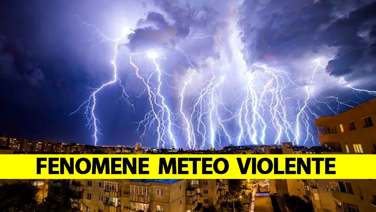ANM a schimbat prognoza! Și e foarte grav. Fenomene meteo violente în toată România, începând de azi până marți