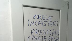 Președinte de bloc, amenințat de locatari în cel mai original mod. Ce a apărut pe ușa Administrației depășește orice imaginație