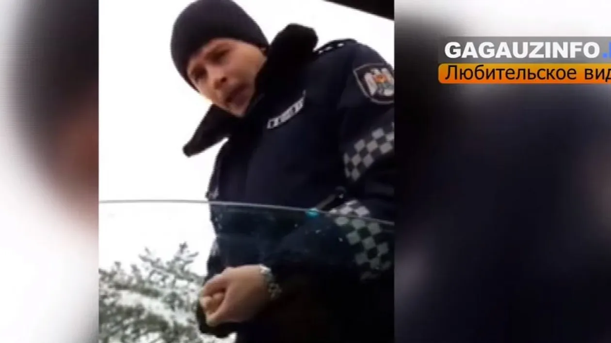 Ce i-a făcut un polițist unui șofer care vorbea în limba rusă! VIDEO spectaculos