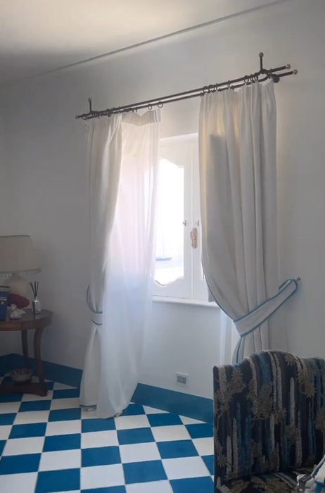 Imagine din interiorul Villei Treville din Positano