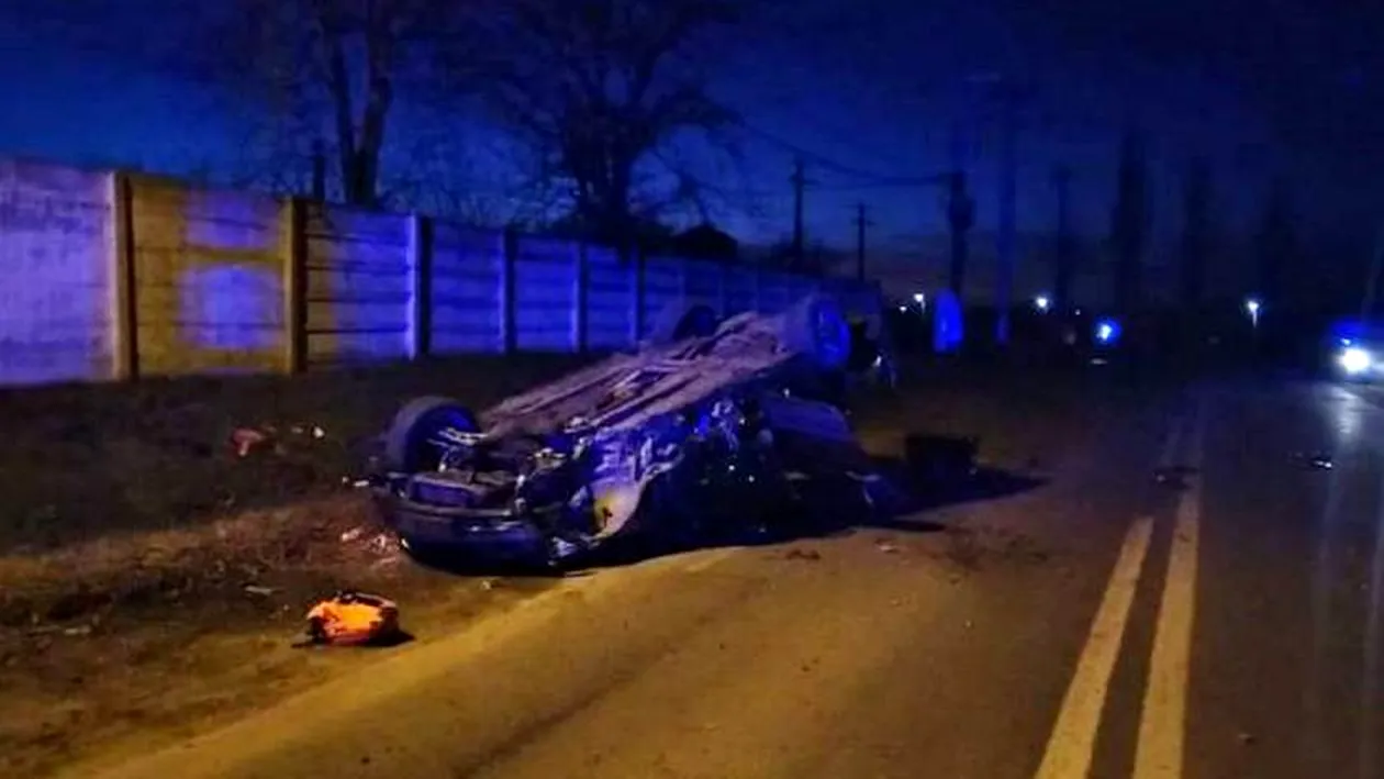 Accident grav provocat de un șofer de 22 de ani din Caracal. Totul s-a întâmplat după o urmărire ca-n filme