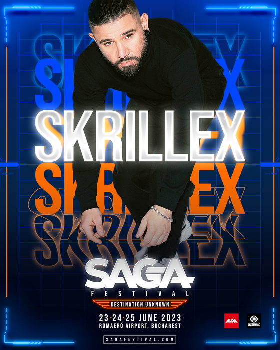 Skrillex, gata de show (SURSA FOTO: FACEBOOK)