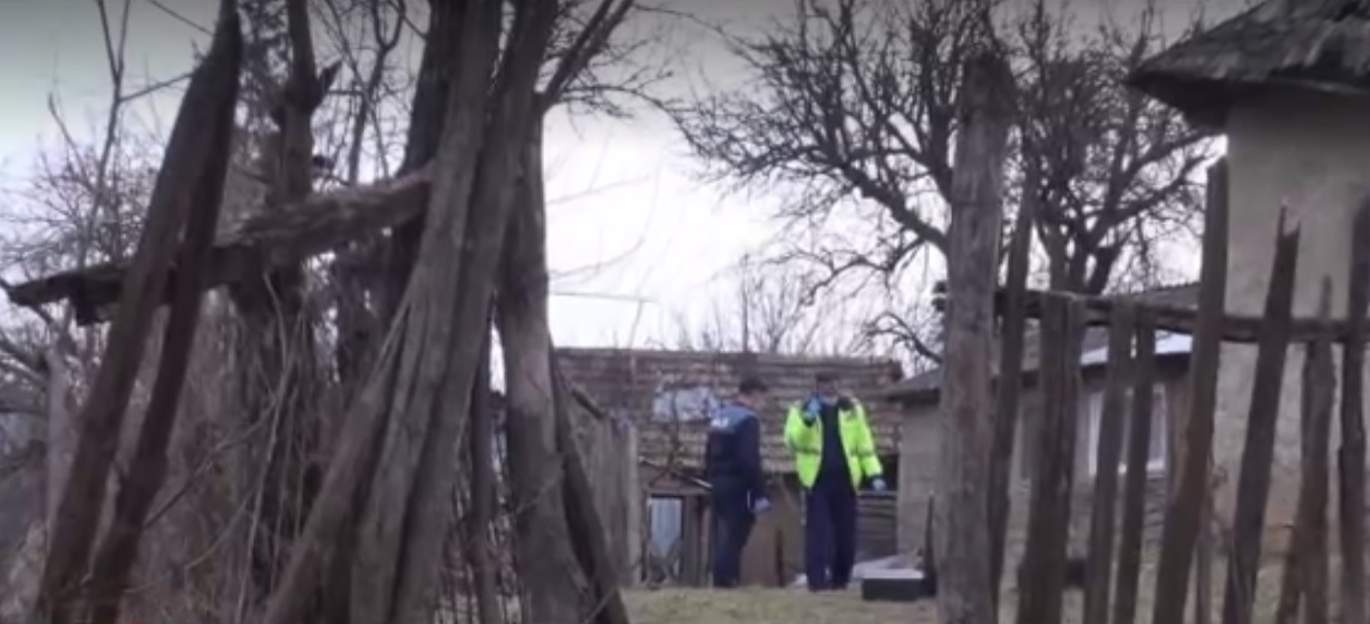 Polițiștii, la locul crimei