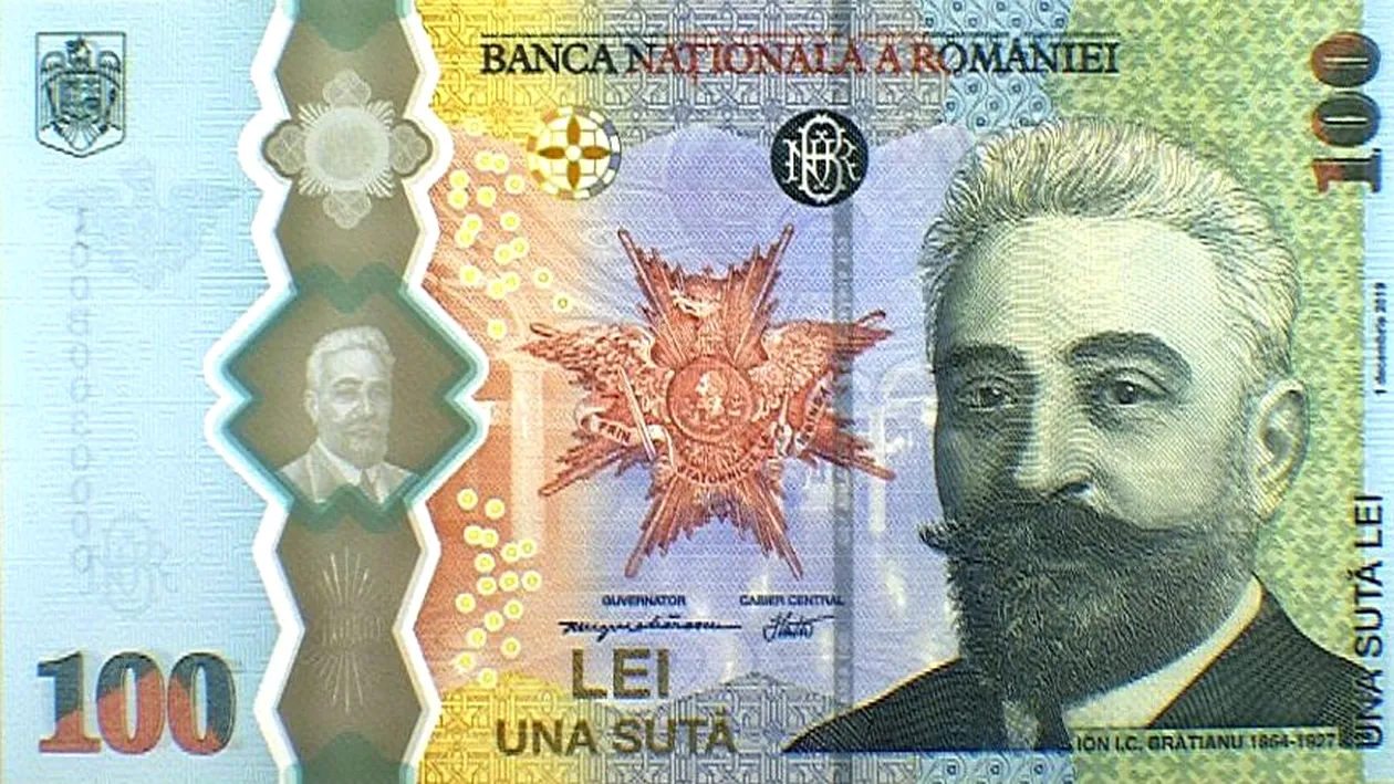 Cât valorează bancnota de 100 de lei aniversară cu I.C. Brătianu. Cine deține o astfel de piesă poate face un profit bun