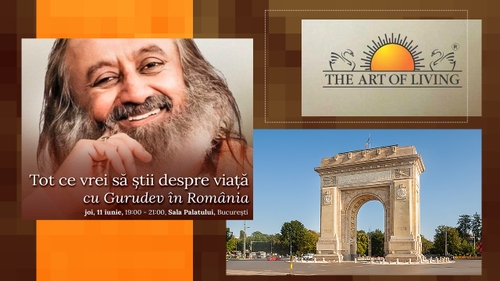 Gurudev, celebrul lider spiritual indian, vine pentru prima oară în România. Eveniment de excepție la Sala Palatului