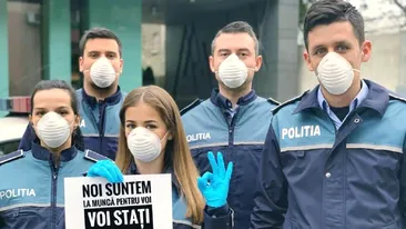 FOTO. Apel emoționant făcut de medicii și polițiștii din România, în plină epidemie de coronavirus: „Stai acasă pentru noi”