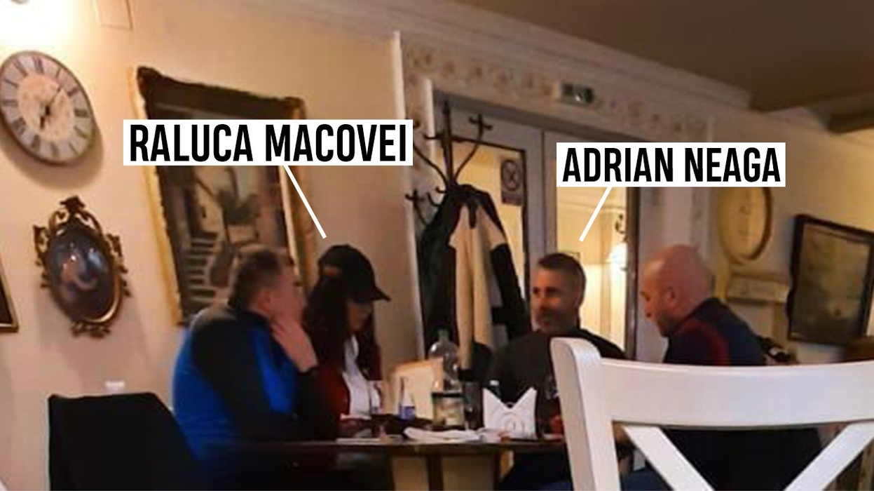 Rică Neaga și Raluca Macovei au ieșit împreună la un restaurant din Timișoara