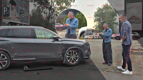 Mihai Stoica, implicat într-un accident în Capitală. Bolidul președintelui FCSB, avariat în urma impactului