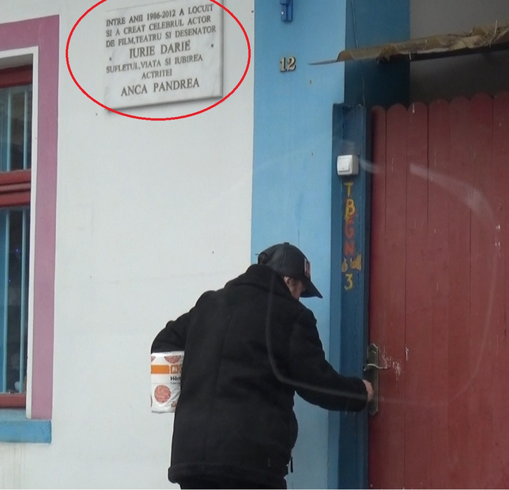 Placa comemorativă a lui Iurie Darie
