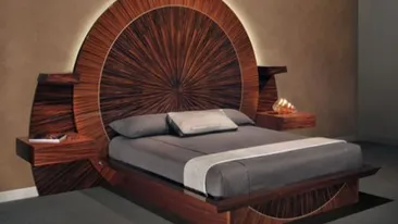 Uite cum arata cel mai scump pat din lume! Este evaluat la 200.000 de dolari!