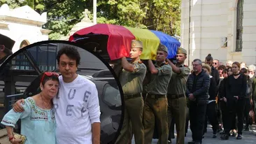 Alexandru Darie a fost înmormântat. Cum a apărut Anca Pandrea la funeralii. IMAGINI EXCLUSIVE