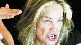 Aparitie-soc a divei din "Instinct primar". Sharon Stone, obosita si "ofilita"