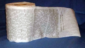 A tiparit celebrul roman "Moby Dick" pe suluri de hartie igienica! Uite cum arata!