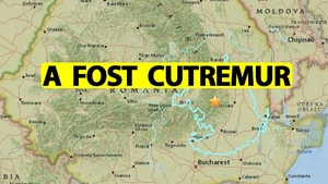 România s-a zdruncinat azi-noapte. Două cutremure, dintre care unul foarte periculos