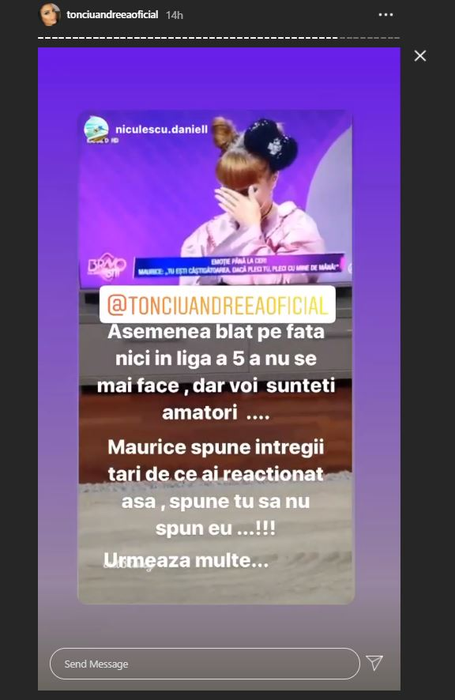 Daniel Niculescu l-a atacat pe Maurice Munteanu și s-a plâns la Bravo, ai stil! Gestul făcut de Andreea Tonciu după ce soțul ei l-a avertizat pe jurat să spună adevărul despre Alexandra Ungureanu