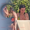 Erika Isac și M.G.L. au făcut pace la piscină. După ce și-a mustrat iubitul în plină stradă, artista a revenit la sentimente mai bune