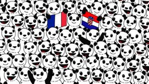 Iluzia optică ce îţi testează IQ-ul | Ai doar 11 secunde la dispoziţie ca să găseşti mingea de fotbal ascunsă între urșii panda