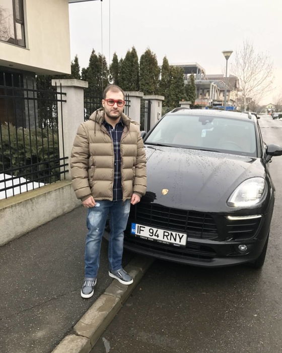 Herscovici conducea o mașină de lux