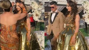 Rochia aleasă de o mireasă a devenit virală pe TikTok: ”Ce grad de arsuri are domnișoara? Pentru ce s-a folosit folia pentru arși?”