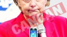 Angela Merkel face reclama la Nokia