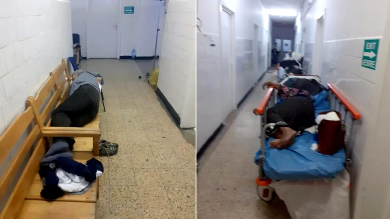Imagini din filmele horror la Spitalul Județean Ploiești. Gândacii mișună peste tot, iar pacienții covid așteaptă și trei zile un pat. FOTO&VIDEO