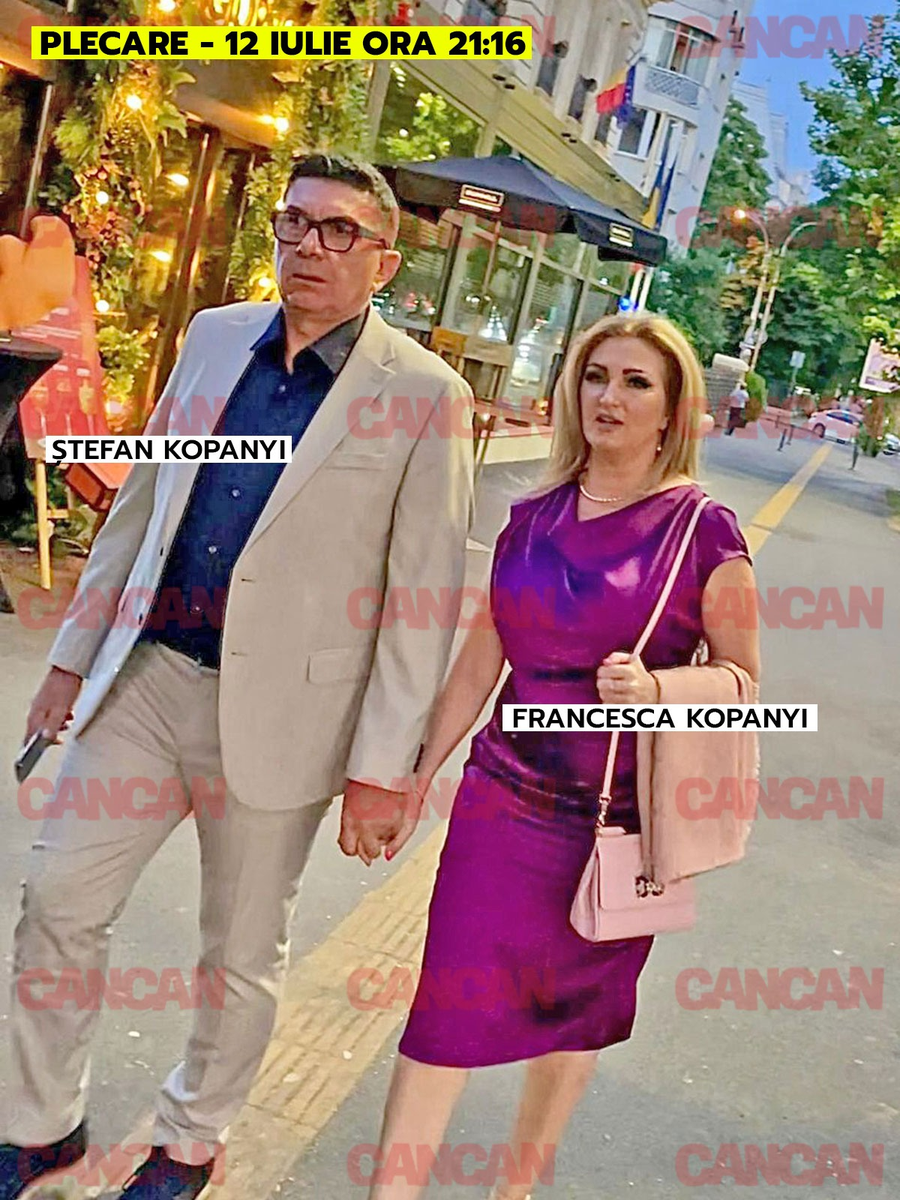 Ștefan Kopanyi și soția lui, Francesca, au luat masa cu premierul.