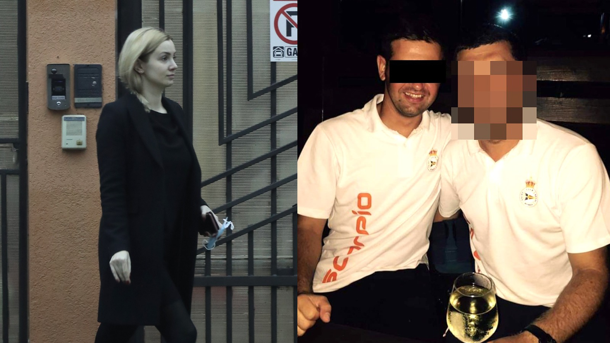 Irina ar crede că stenogramele discuțiilor cu Paul (cu bandă neagră pe ochi) au fost fabricate