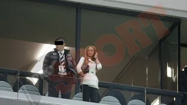 Bianca, ultras in tribunele stadionului lui U Cluj! L-a sustinut frenetic pe Cristea!