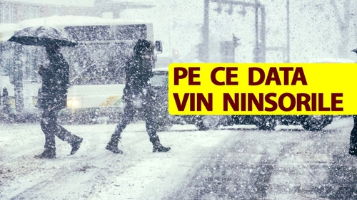 E oficial! Pe ce dată va începe să ningă în toată România, inclusiv în București