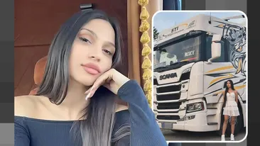 Povestea șoferiței de TIR care face senzație pe șosele. E o mână de om, dar conduce un mastodont de zeci de tone: „Polițiștii sunt surprinși!”