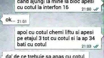 BANCUL ZILEI | Când ajungi la mine la bloc, să apeși cu cotul la interfon 16