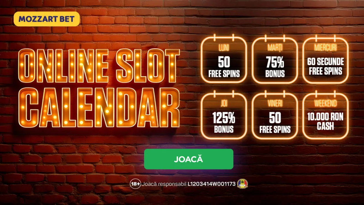 (P) Dezlănțuie Adrenalina la Mozzart Bet: Bonusul de Slot Calendar Transformă Fiecare Zi într-o Nouă Aventură la Cazino Online
