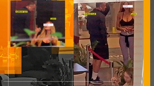 Adrian Ilie a introdus în rutina zilnică o blondă voluptoasă. “Regia” prin care încearcă să treacă neobservați