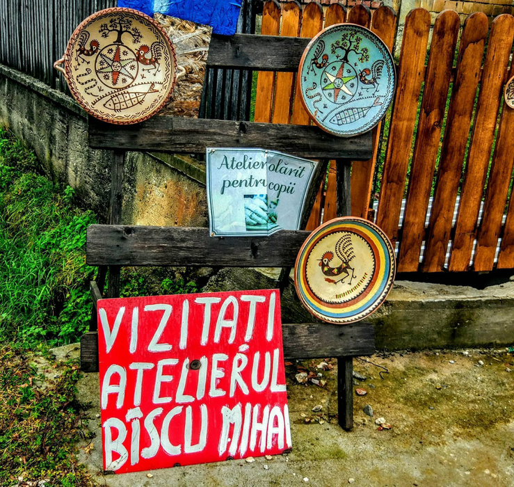 Atelierul lui Mihai Bîscu, unul dintre centrele de interes din Olari