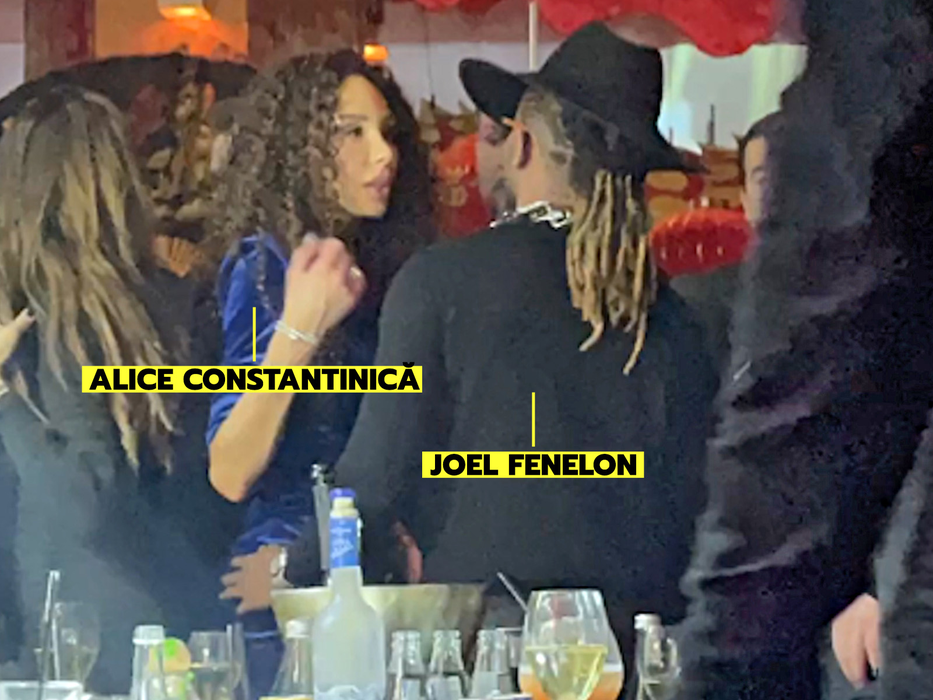 Alice și Joel schimbă câteva cuvinte (Foto: CANCAN.RO)