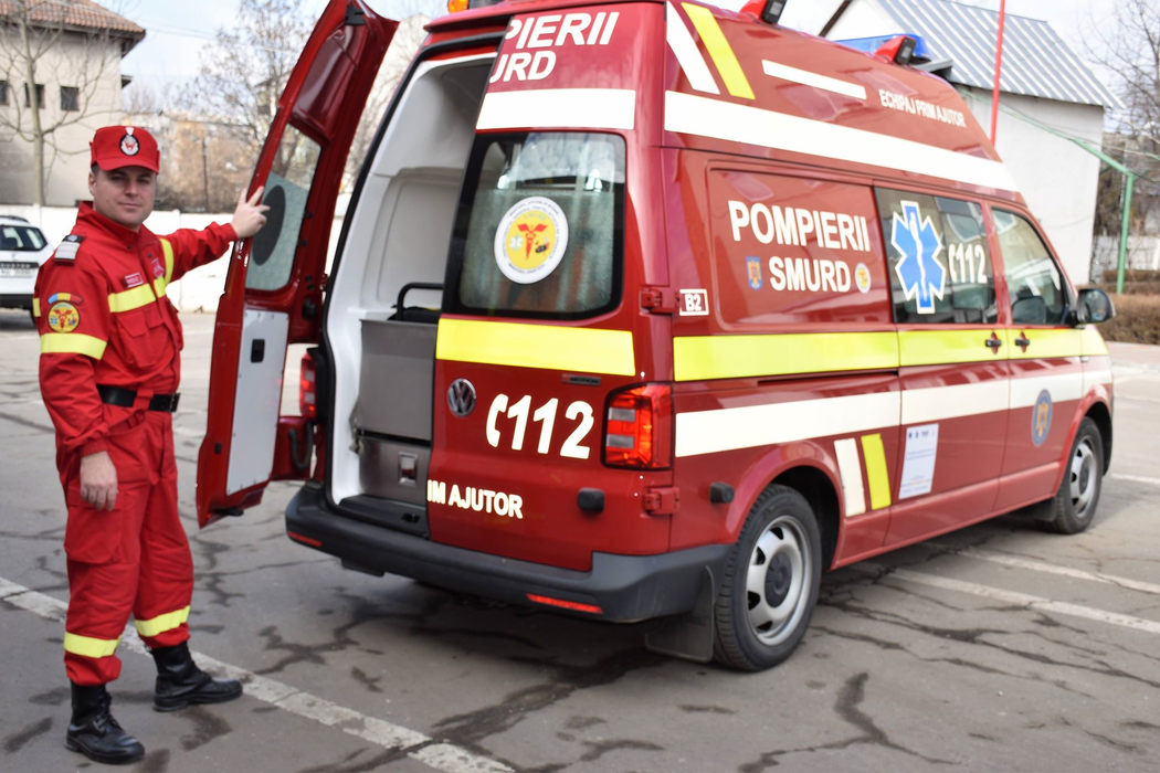 El este pompierul cu cele mai multe misiuni de la SMURD Olt
