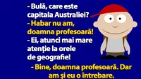 BANC | Bulă, care este capitala Australiei?