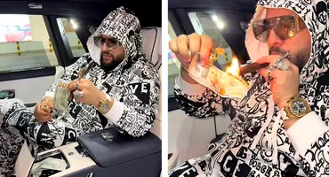 Tzancă Uraganu, aroganță supremă: aprinde trabucul cu... DOLARI? Românii mănâncă o săptămână de toți banii arsi