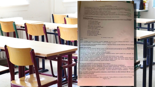 Fraudă la BAC? De necrezut ce a apărut scris pe foile de examen de la Limba română, la Liceul Gheorghe Șincai