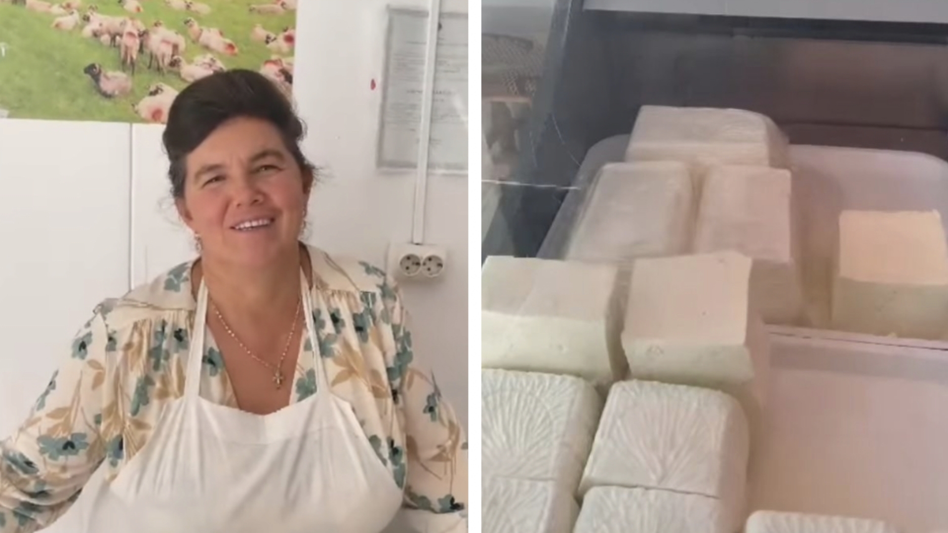 Nu e o glumă! Cu câți lei vinde Mama Geta un kilogram de brânză de oaie: ”Avem și la ofertă!”