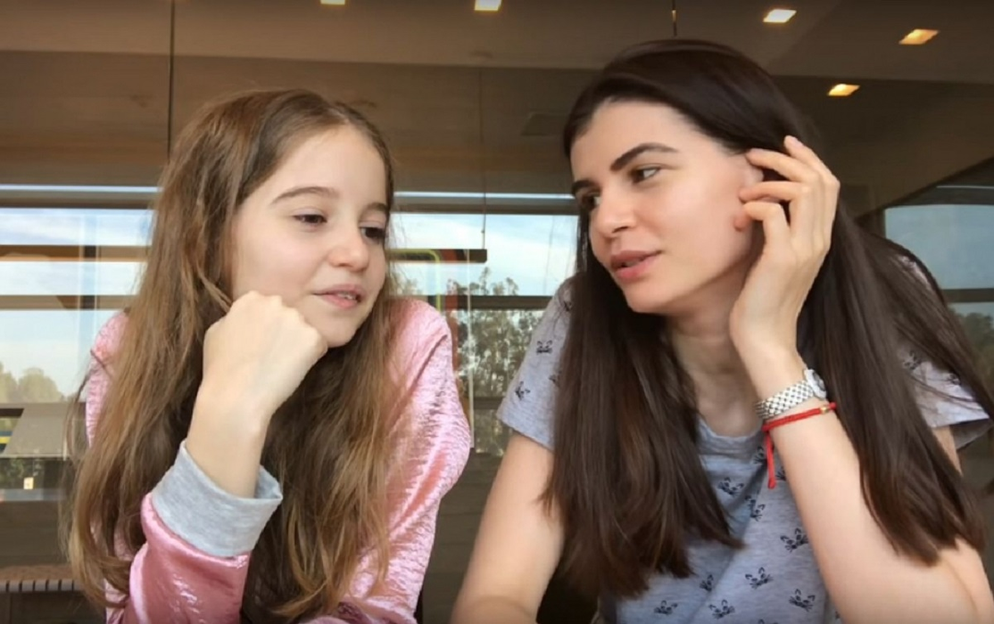 Monica Gabor și fiica sa, Irina