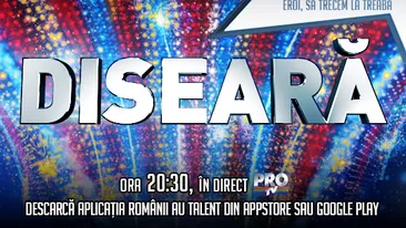 ACUM, de la 20:30, toata tara e cu ochii pe ProTV! Urmeaza ultimul act al spectacolului suprem - marea finala Romanii au talent