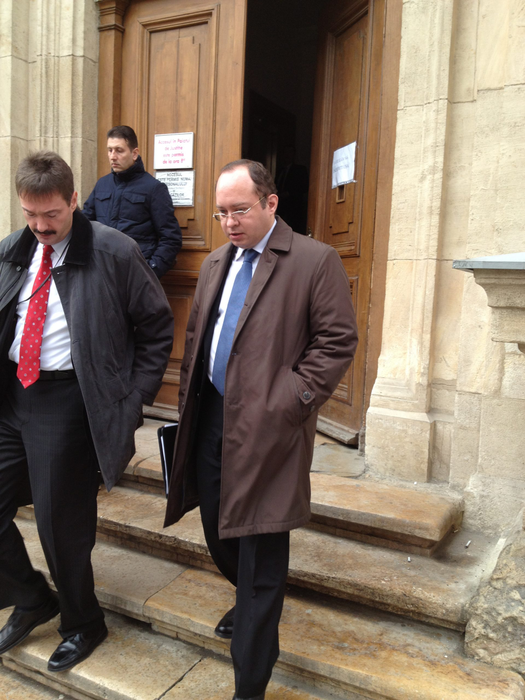 Bogdan Aurescu, în 2013, la doar câteva luni după ce a fost atacat de Adrian Vlad