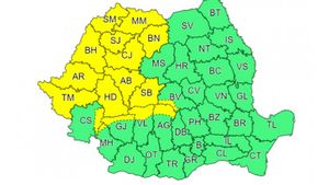 Prognoză ANM! Meteorologii anunță ploi și descărcări electrice în București